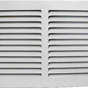 ProSource 1RA1006 Air Return Grille, 11-3/4 in L, 7-3/4 in W, Rectangle, Steel, White, Powder Coated