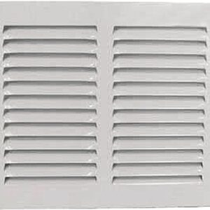 ProSource 1RA1406 Air Return Grille, 15-3/4 in L, 7-3/4 in W, Rectangle, Steel, White, Powder Coated