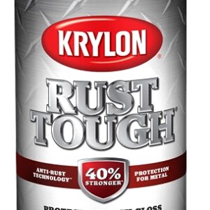 Krylon Rust Tough K09264008 Enamel Spray Paint, Gloss, Orange, 12 oz, Can