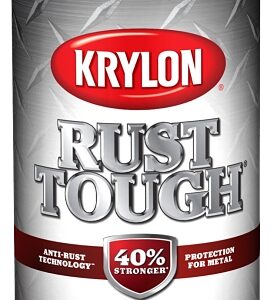 Krylon Rust Tough K09265008 Enamel Spray Paint, Gloss, Navy Blue, 12 oz, Can