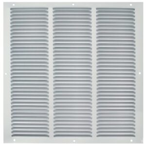 ProSource 1RA1818 Air Return Grille, 19-3/4 in L, 19-3/4 in W, Square, Steel, White, Powder Coated
