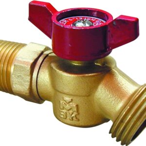 B & K 102-354HN Hose Bibb, 3/4 x 3/4 in, MPT x Male Hose, 125 psi, Brass Body, Antique