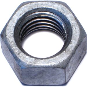 Midwest Fastener 05619 Hex Nut, Coarse Thread, 5/8-11 Thread, Galvanized