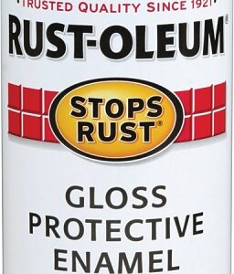 Rust-Oleum 7794830 Rust Preventative Spray Paint, Gloss, Antique White, 12 oz, Can
