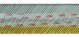 Senco DA15EABN Finish Nail, 1-1/4 in L, 15, Galvanized Steel, Brad Head, Smooth Shank