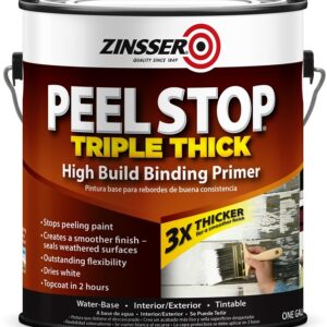 Zinsser 260924 Triple-Thick Primer, Flat/Matte, White, 1 gal