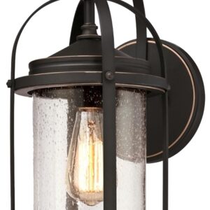 Westinghouse Grandview Series 6339300 Wall Light Fixture, 1-Lamp, Incandescent, LED Lamp, Metal Fixture