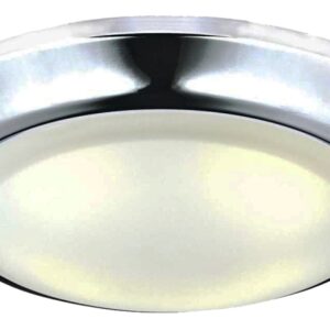 Westinghouse 6322600 Ceiling Light Fixture, Chrome Fixture, Frosted Shade, 120 V, 15 W, LED Lamp, 1050 Lumens