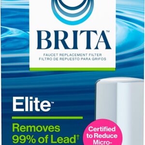 Brita 42617 Water Filter, 2 in Dia x 4-1/4 in L Dimensions, 100 gal
