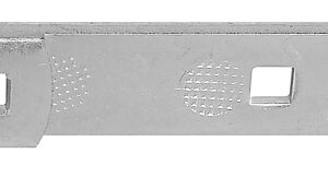National Hardware N131-102 Strap Hinge, 8 in L x 1-1/4 in W Dimensions, 0.19 in Thick Leaf, Steel, Zinc, 100 lb