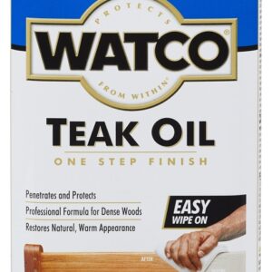 WATCO A67141 Teak Oil, Liquid, 1 qt, Can