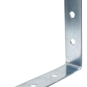 Simpson Strong-Tie A66 Angle, 5-7/8 in W, 5-7/8 in D, 1-1/2 in H, Steel, Galvanized/Zinc