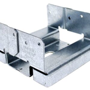 Simpson Strong-Tie ABA Series ABA66Z Post Base, 10,245 lb Down DF/SP, 850 lb Uplift, 6 x 6 in Post, Steel, ZMAX, 1/PK