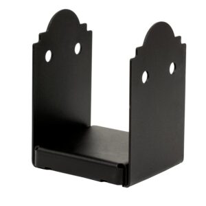 Simpson Strong-Tie APB Series APB66R Post Base, 11,450 lb Down DF/SP, 1260 lb Uplift, 6 x 6 in Post, 12 ga, Black, 1/PK