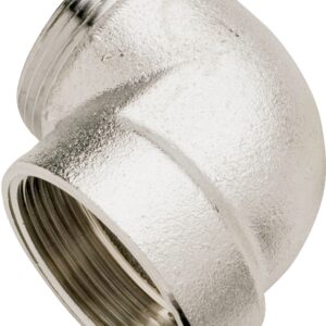 Plumb Pak PP20CP Pipe Elbow, 1/2 in, IPS, Brass, Polished Chrome