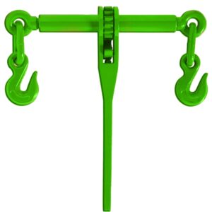 Baron RLB3812 Load Binder, 9200 lb Working Load, Double-Acting End Fitting, 3/8 to 1/2 in Chain/Rope, Ratchet Handle