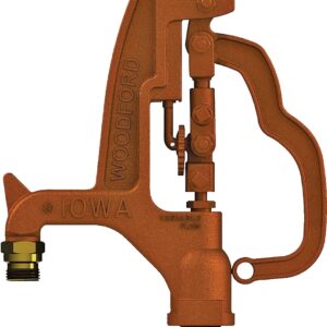 Woodford IOWA Series Y34-5 Yard Hydrant, 96-1/2 in OAL, 3/4 in Inlet, 1 in Outlet, 125 psi Pressure
