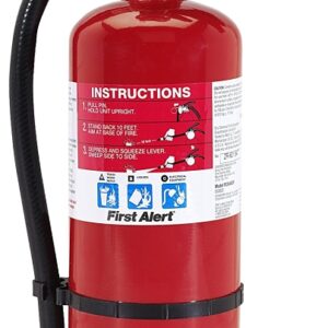 First Alert PRO5/BRKT5 Rechargeable Fire Extinguisher, 5 lb, Monoammonium Phosphate