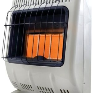 Mr. Heater F299821 Vent-Free Radiant Gas Heater, 11-1/4 in W, 27 in H, 20,000 Btu Heating, Natural Gas