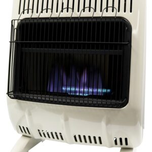 Mr. Heater MHVFDF20BFT Series Vent-Free Blue Flame Heater, 700 sq-ft Heating Area, 20 lb Fuel Tank, 20,000 Btu