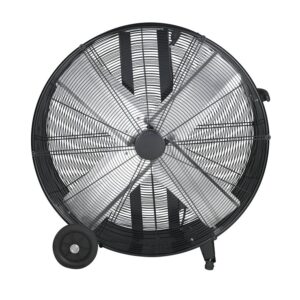 VisionAir 2VAFDRUM30 Heavy-Duty High-Velocity Drum Fan, 120 V, 30 in Dia Blade, 3-Speed, 9020 cfm Air