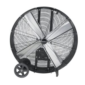 VisionAir 2VAFDRUMB42 Heavy-Duty High-Velocity Drum Fan, 120 V, 42 in Dia Blade, 2-Speed, 15,439 cfm Air