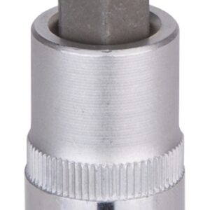 Vulcan 3506011813 Hex Bit Socket, 12 mm Tip, 1/2 in Drive, Chrome, 2-1/2 in OAL