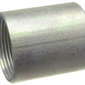 Halex 64005 Rigid Conduit Coupling, 1/2 in Threaded, 1.01 in OD, Steel, Galvanized