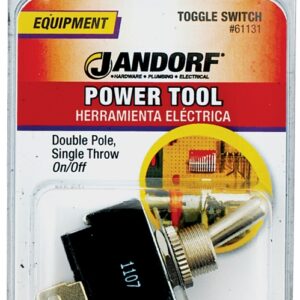 Jandorf 61131 Switch, 15/20 A, 125/277 V, DPST, Tab Terminal