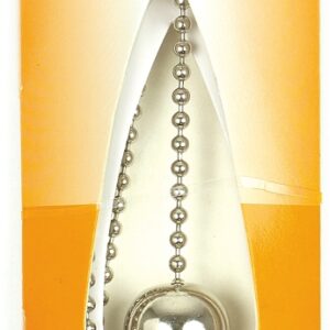 Jandorf 60323 Pull Chain, 12 in L Chain, Nickel