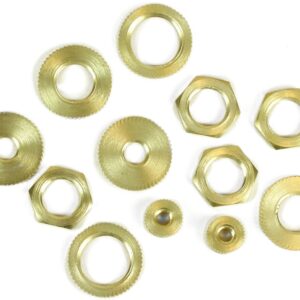 Jandorf 60168 Locknut Assortment, Brass