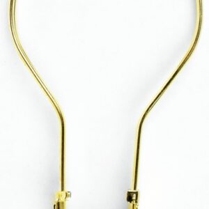Jandorf 60120 Clip-On Lamp Shade Adapter, Brass Fixture