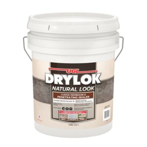 Drylok 22115 Natural Look Sealer, Clear, Liquid, 5 gal, Pail