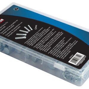 ProSource 91149 Universal Clevis Pin Assortment, 2 in OAL, Steel, Zinc Plated