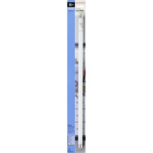 Sylvania 21315 Fluorescent Bulb, 13 W, T5 Lamp, Miniature G5 Lamp Base, 830 Lumens, 4200 K Color Temp, Cool White Light