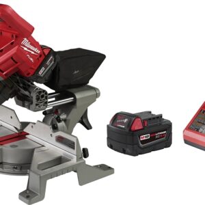 Milwaukee M18 FUEL 2733-21 Miter Saw Kit, Battery, 7-1/4 in Dia Blade, 5000 rpm Speed, 48 deg Max Miter Angle