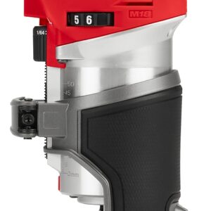 Milwaukee 2723-20 Compact Router, 18 V, 5 Ah, 1/4 in Collet, 10,000 to 31,000 rpm Load