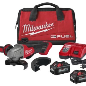 Milwaukee M18 FUEL 2880-22 Angle Grinder Kit, Battery Included, 18 V, 6 Ah, 5/8-11 Spindle, 4-1/2, 5 in Dia Wheel
