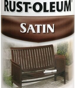 Rust-Oleum 241239 Rust Preventative Spray Paint, Low Satin, Dark Brown, 12 oz, Can