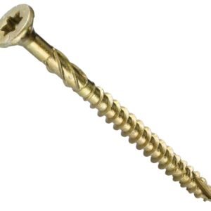 GRK Fasteners R4 02139 Framing and Decking Screw, #10 Thread, 3-1/2 in L, Star Drive, Steel, 50 PK