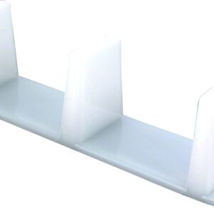 Prime-Line N 6563 Closet Door Guide, Nylon/Plastic, White, Floor Mounting