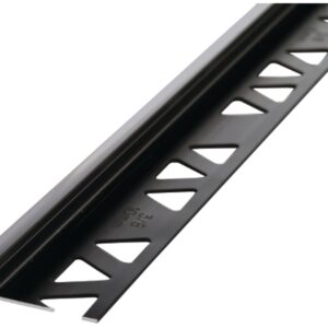 M-D 31386 Bullnose Tile Edge, 8 ft L, 1-3/8 in W, Aluminum, Antique Bronze, Satin