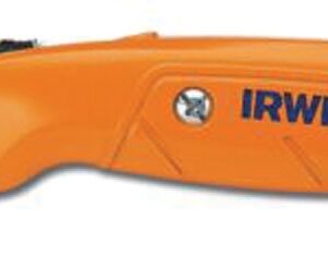 Irwin 2082300 Utility Knife, 1-1/2 in W Blade, Bi-Metal Blade, Ergonomic Handle, Orange Handle