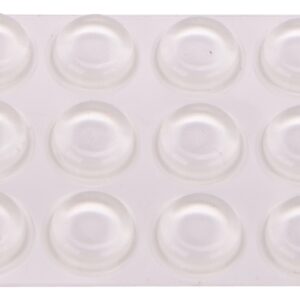 ProSource FE-50762A-PS Furniture Bumper Pad, 1/2 in, Dome, PU