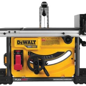 DEWALT FLEXVOLT Series DCS7485T1 Table Saw, 60 VDC, 8-1/4 in Dia Blade, 5/8 in Arbor, 24 in Rip Capacity Right
