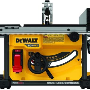 DEWALT FLEXVOLT Series DCS7485B Table Saw, 60 VDC, 8-1/4 in Dia Blade