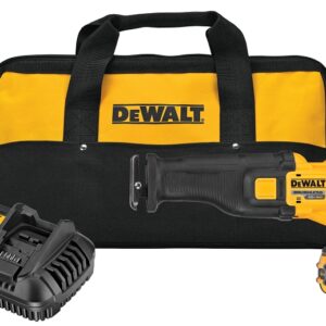 DEWALT DCS389X1 Series Brushless Reciprocating Saw Kit, Battery Included, 60 V, 9 Ah, 1-1/8 in L Stroke