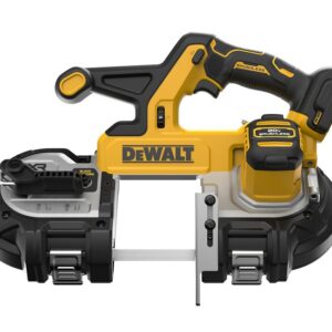 DEWALT DCS378B Mid-Size Bandsaw, 20 V Battery, 35-3/8 in L Blade, 3-3/8 in Cutting Capacity