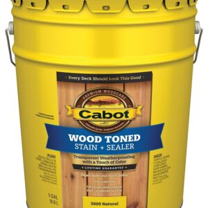 Cabot 140.0003000.008 Deck and Siding Stain, Natural, Liquid, 5 gal