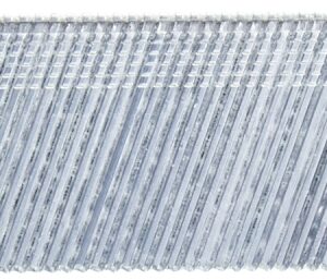 Senco RH25EAA Series Finish Nail, Glue Collation, 2-1/2 in L, 16 ga, Galvanized Steel, T-Shaped Head, Smooth Shank